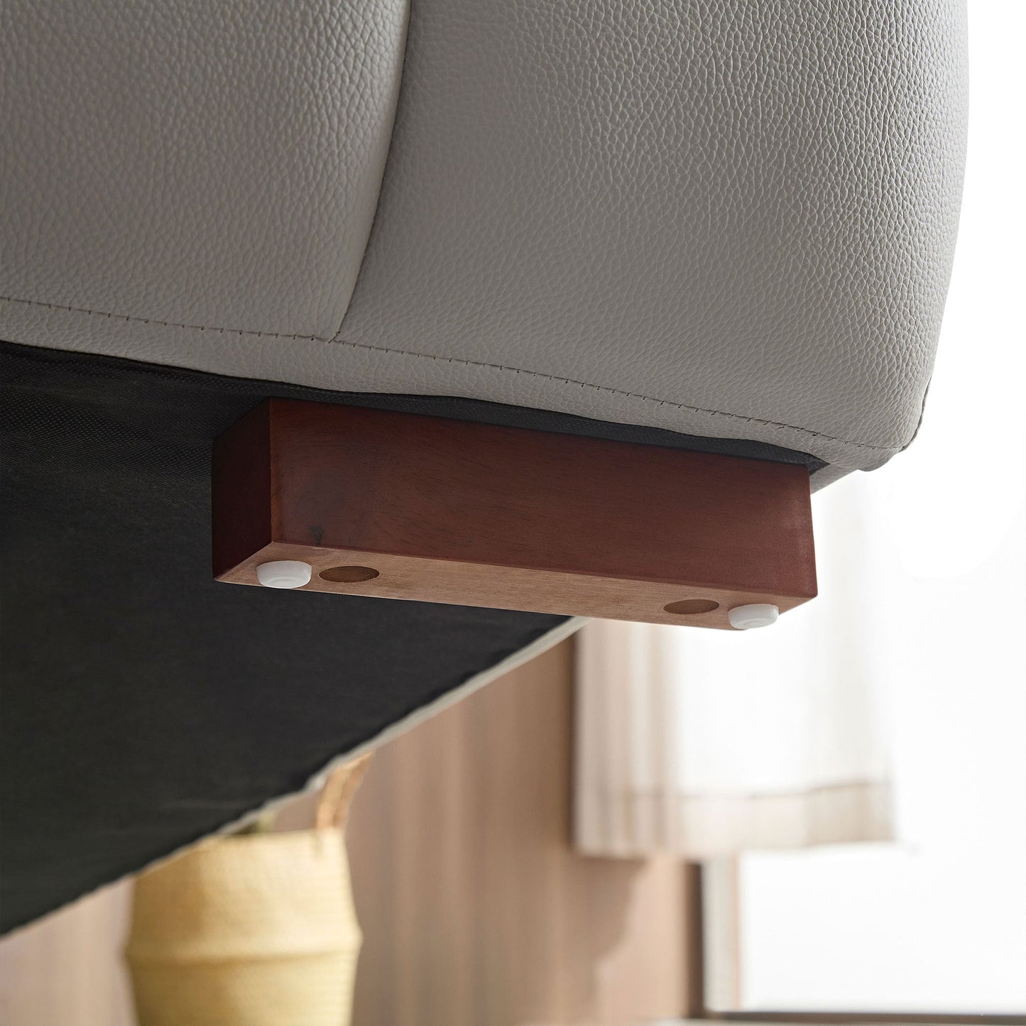 NEW Wall-Hugger Reclining Modern Electric Control Genuine Leather L Shaped Sofa Couch Lounge Seat Theater Seating with USB Port Headrest & Footrest