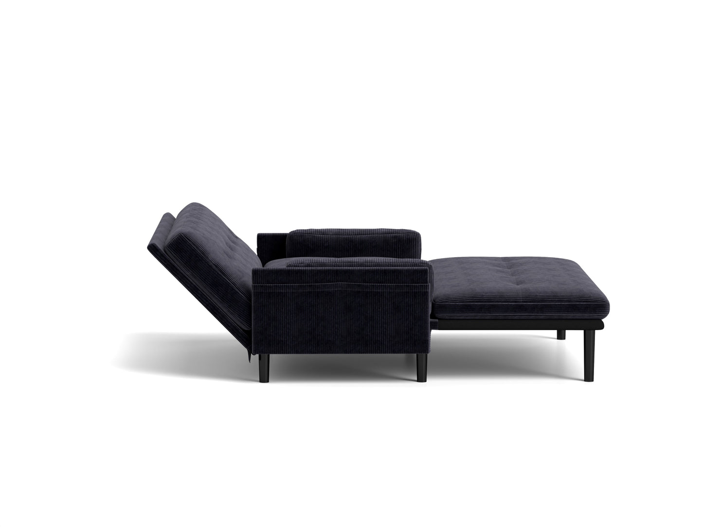 NEW Grey Velvet Loveseat Sofa Bed Lounge Couch