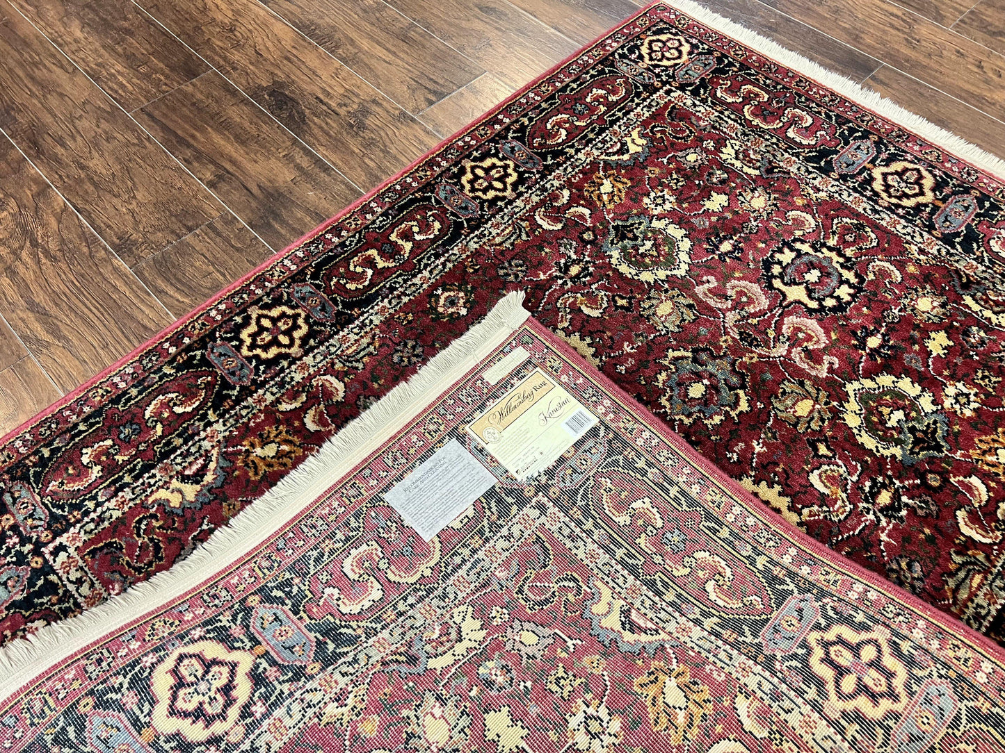 USED Karastan Rug 4x6, Williamsburg Herati #558, Wool Karastan Carpet, Vintage Karastan Persian Area Rug, Wool Pile