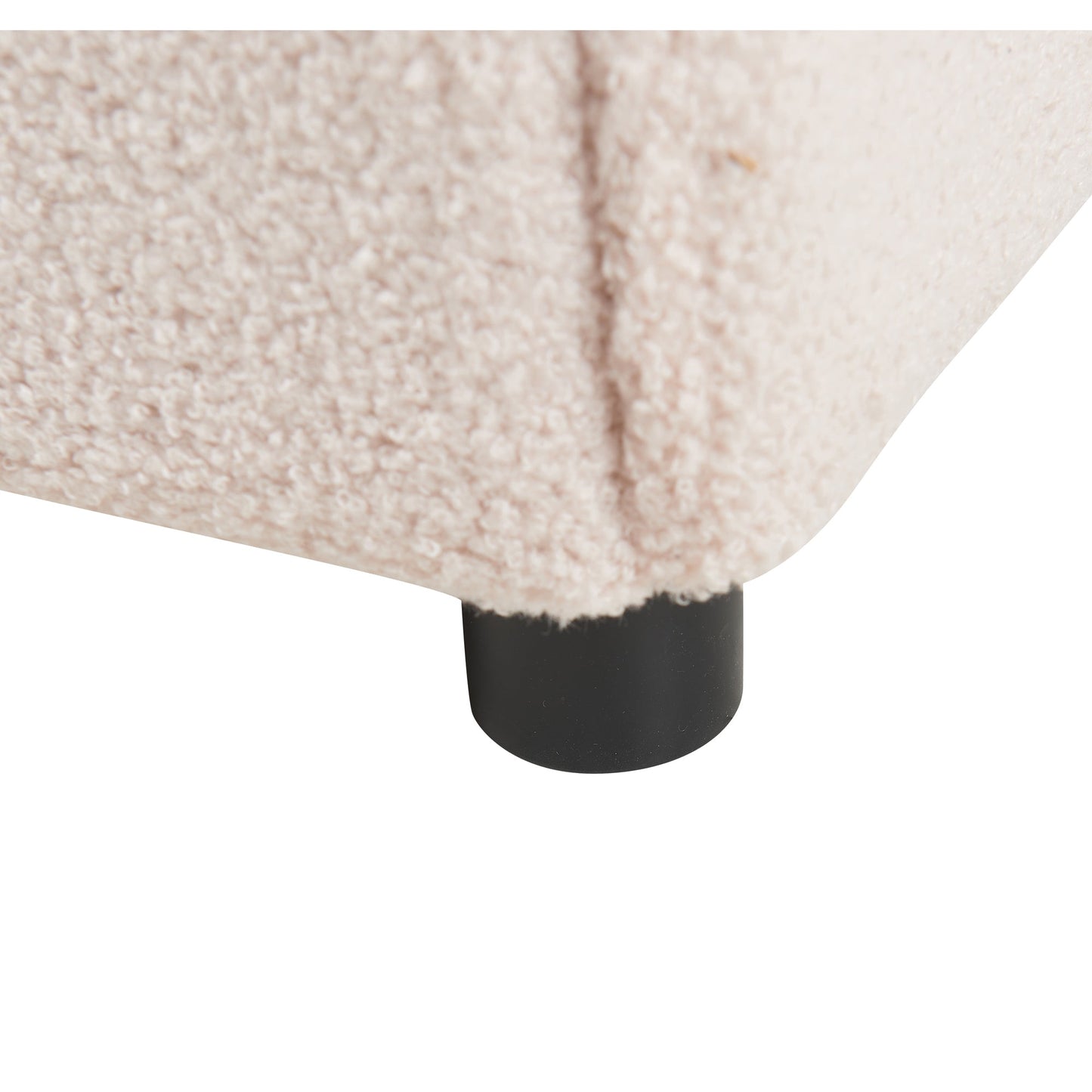 NEW Furniture Style 2 in 1 Pet Friendly  Fluffy Fabric Sherpa Upholstered Leisure Armchair with Lumbar Pillow for Living Room Bedroom Home and Office, Cream White