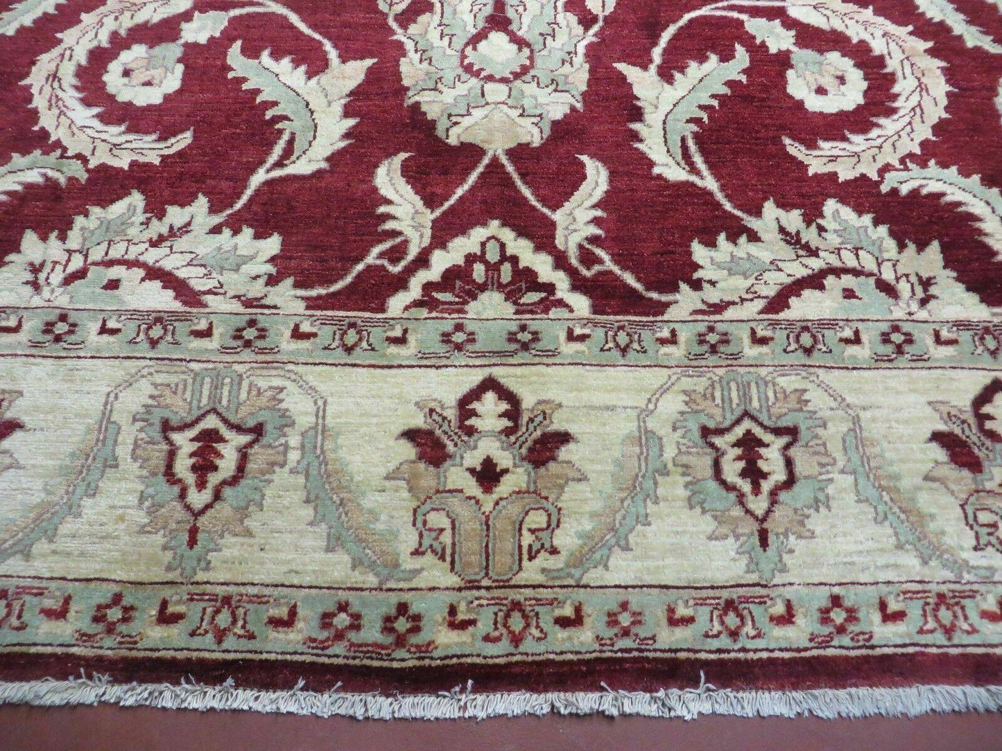 USED 8' X 10' Vintage Fine Handmade Peshawar Agra Chobi Rug