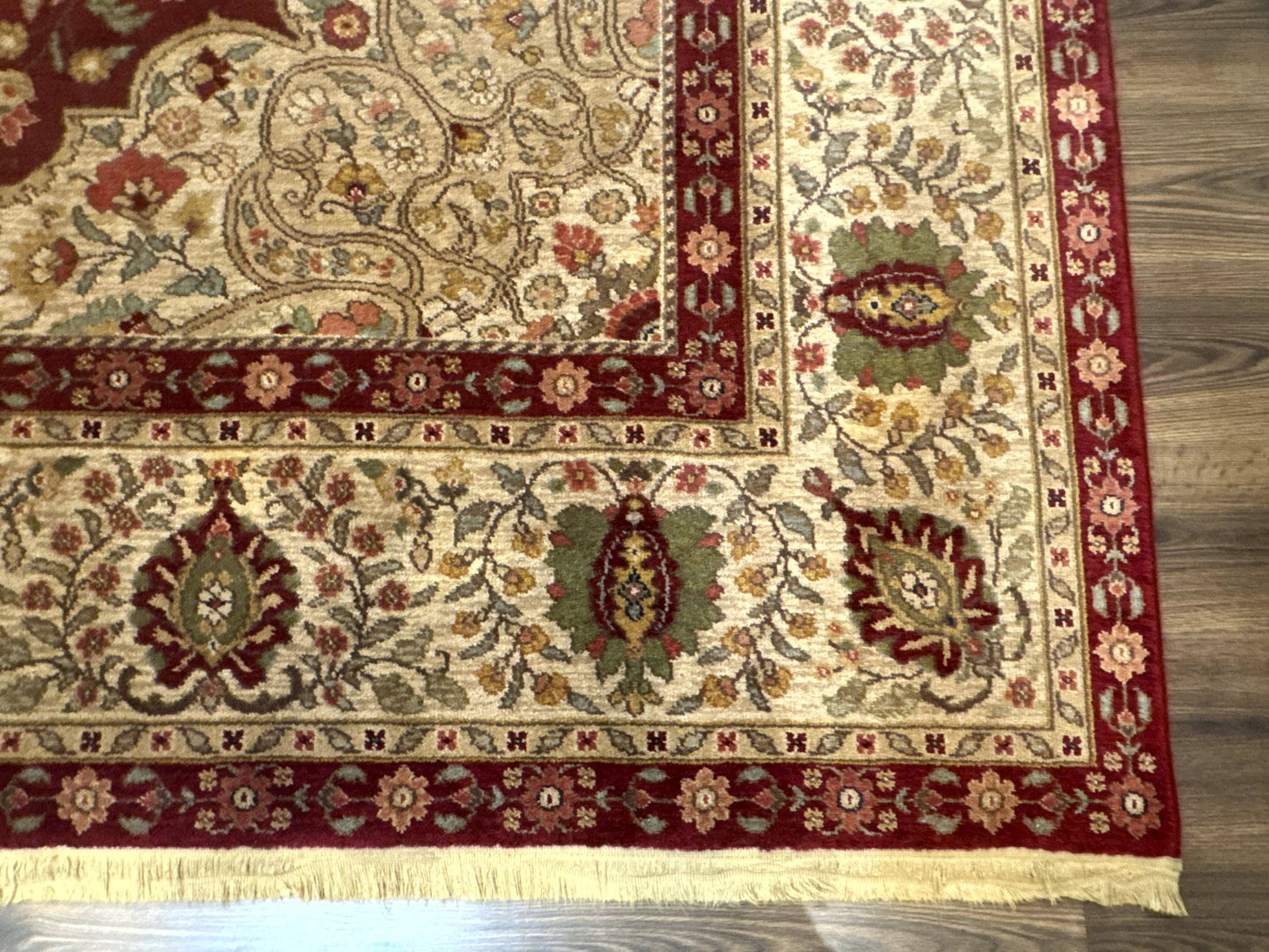USED Karastan Rug 8.8 x 12, Antique Legends Royal Tabriz, Wool Pile, Vintage, Rare Design