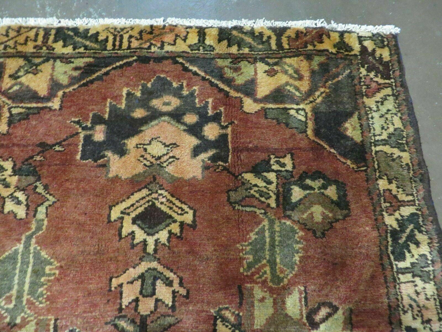 USED 4' X 6' Antique 1920 Handmade Turkish Wool Rug Veg Dye Nice