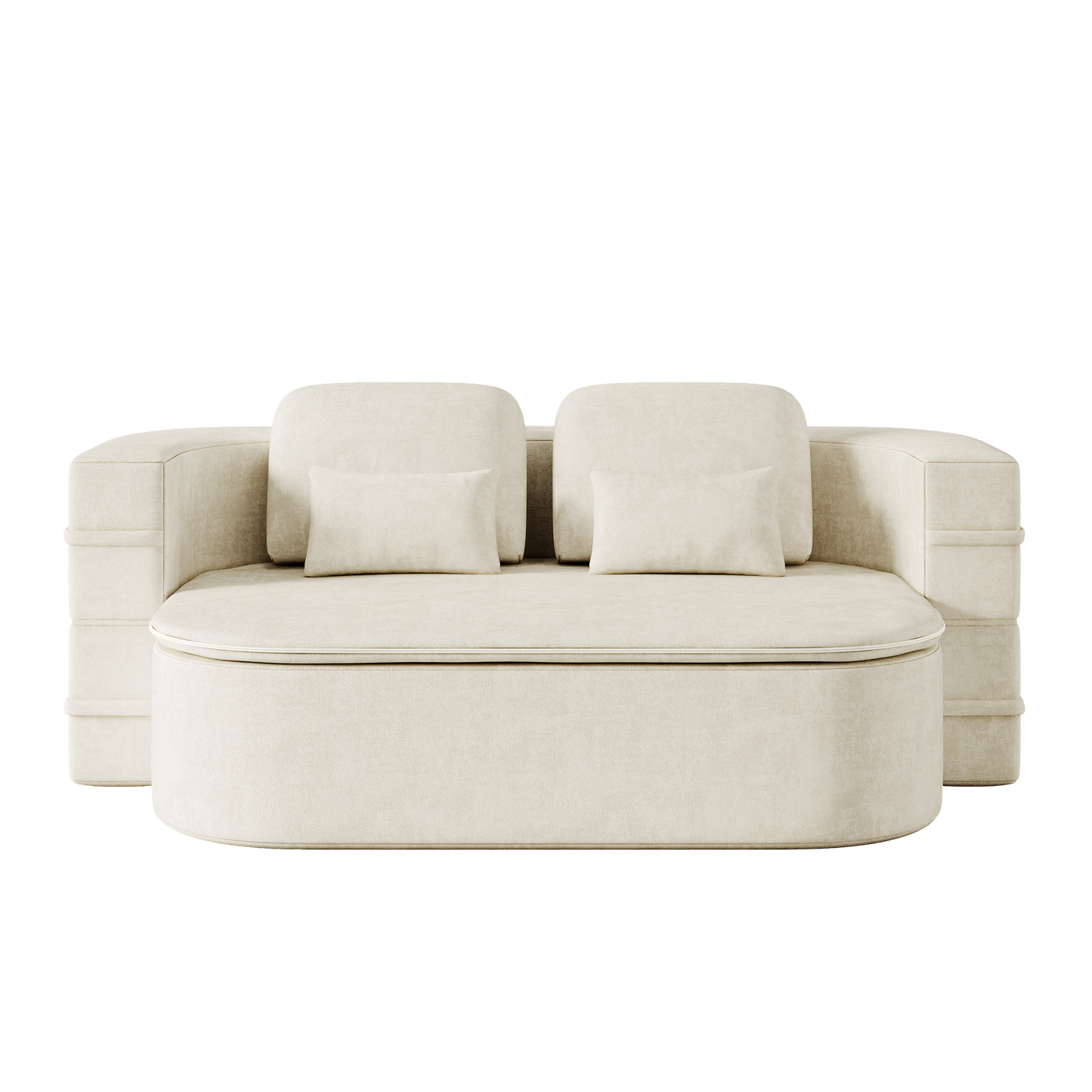 NEW 75'' Chenille 2-in-1 Foldable Sofa,Convertible Sleeper Foam Sofa Bed Folding Sofa Bed Lounge Couch with Multi Functional Blanket