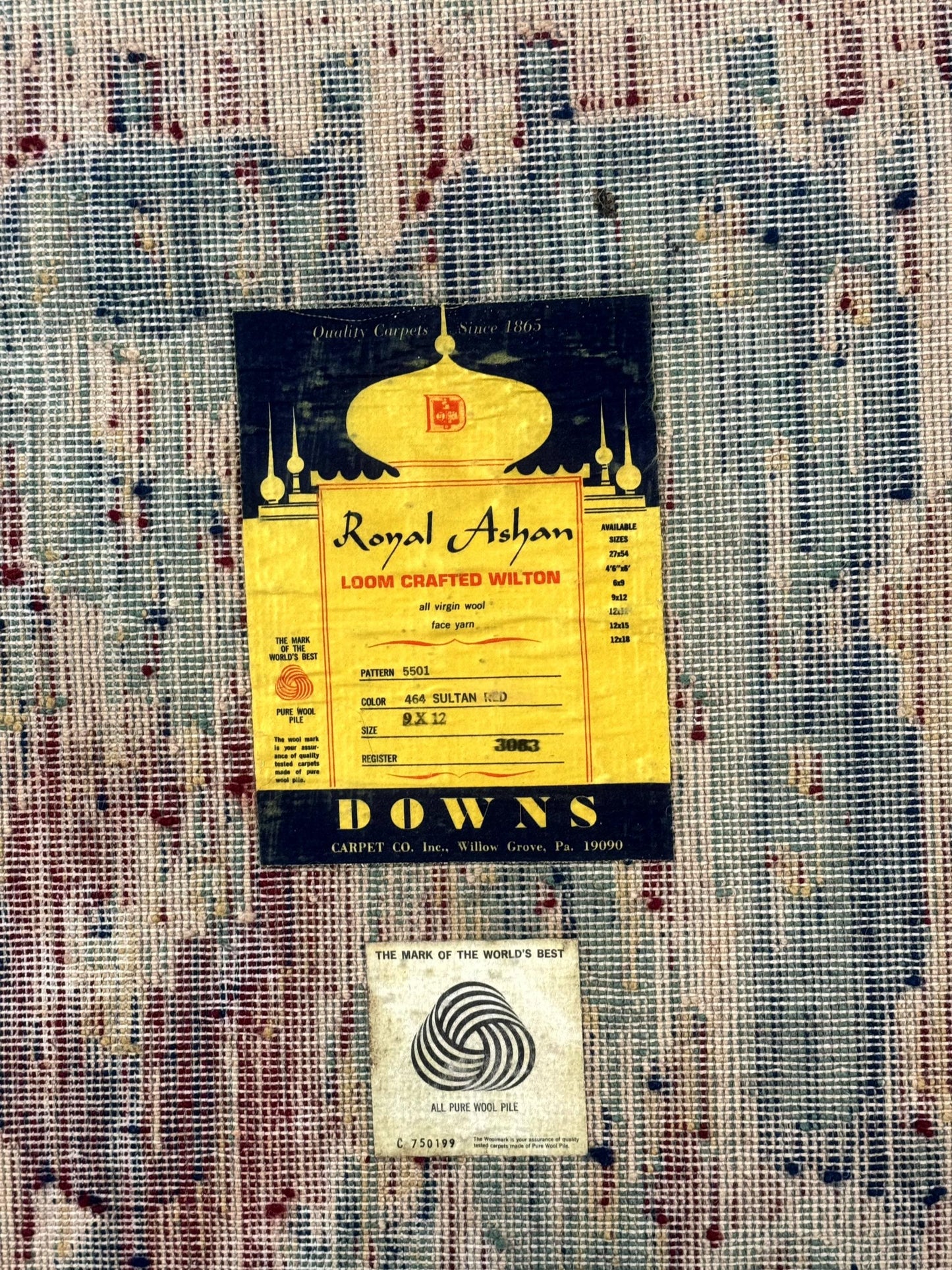 USED Power Loomed Persian Oriental Rug 9x12, Vintage Wool Pile, Kirman Design