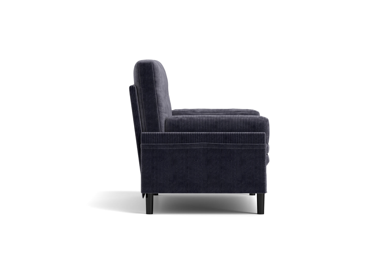 NEW Grey Velvet Loveseat Sofa Bed Lounge Couch