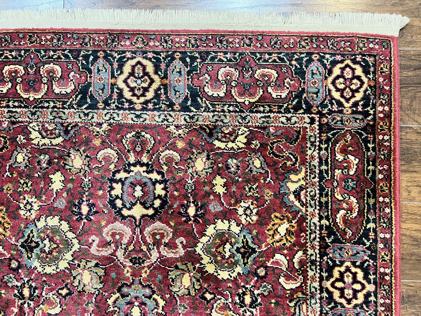 USED Karastan Rug 4x6, Williamsburg Herati #558, Wool Karastan Carpet, Vintage Karastan Persian Area Rug, Wool Pile