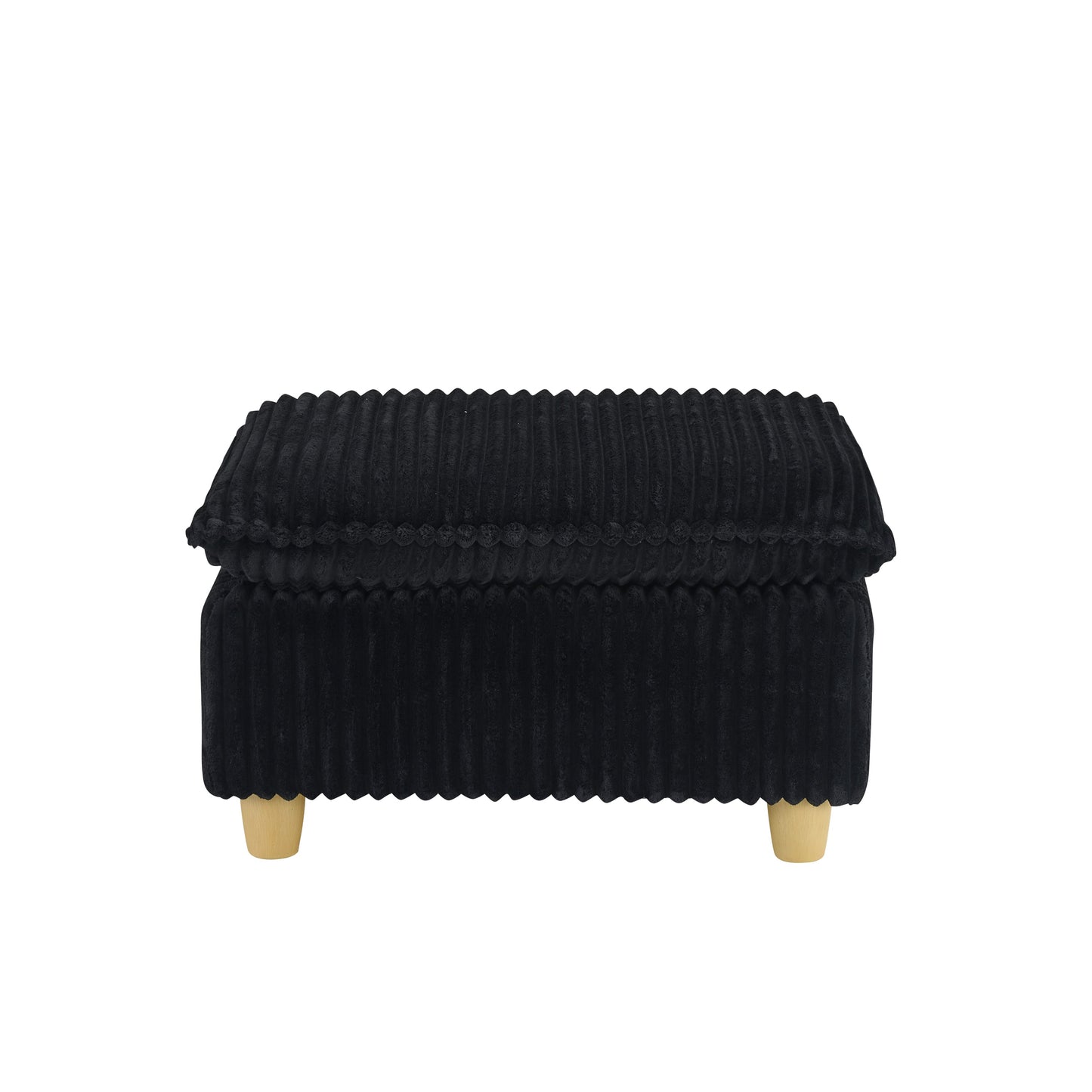 NEW Single-Seat with Ottoman and Throw Pillows Corduroy Chair Lounge