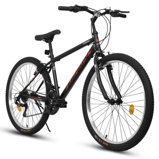 NEW A26338 26 Inch Carbon Steel Frame Mountain Bike,21-Speed Dual V-Brake, Adult and Teens Bicycle for Mountain