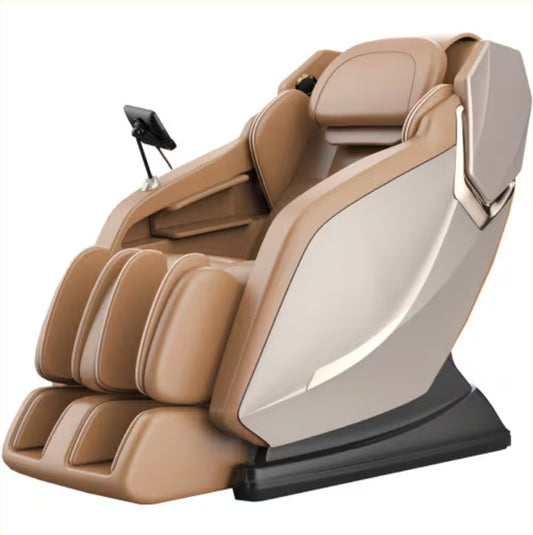 NEW Full Body Zero Gravity Shiatsu Massage Chair SL-Track Recliner With Airbag Speaker LCD Screen Remote Control Voice Control BackLeg Heat
