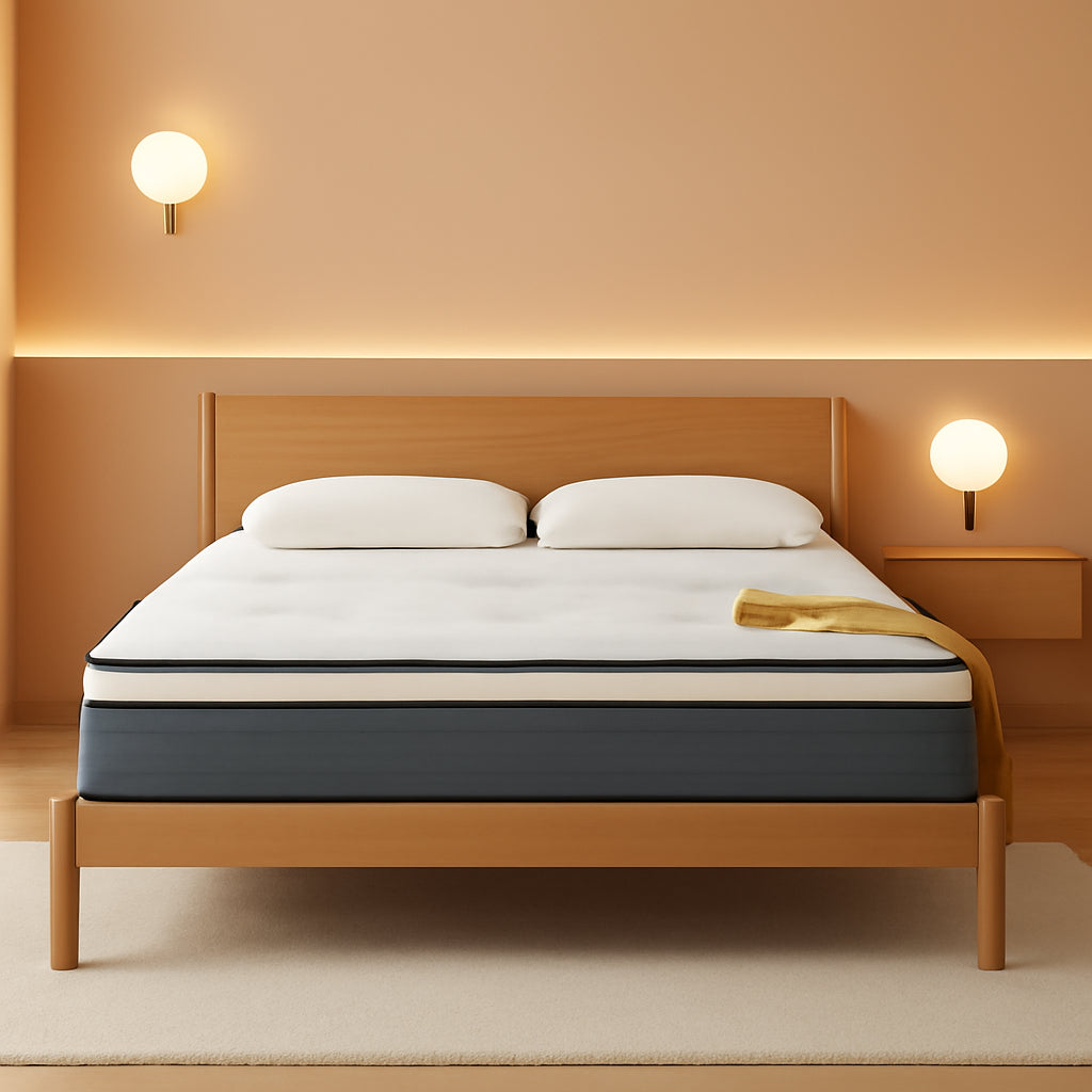 NEW Full Size 12Inch Memory Foam Hybrid Pocket Coil Mattress