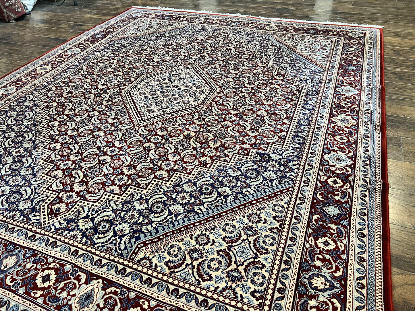 USED Karastan Rug 8x10, Kara Shah Red Bidjar, Belgium Power Loomed Rug, Wool Pile Karastan Rug, Vintage