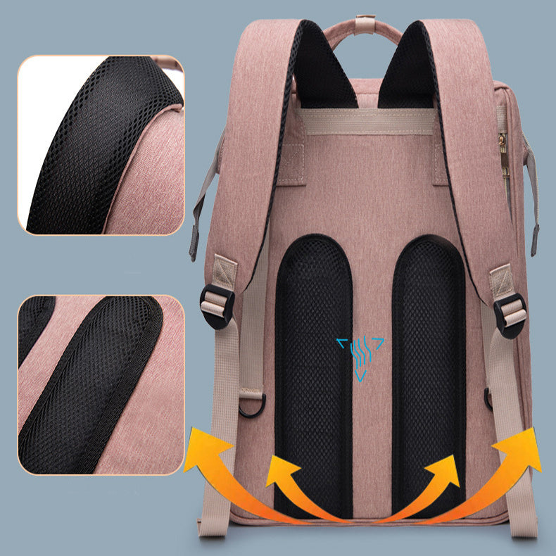 NEW Mummy Baby Crib Backpack Large Capacity Out Milk Insulated Bag Women