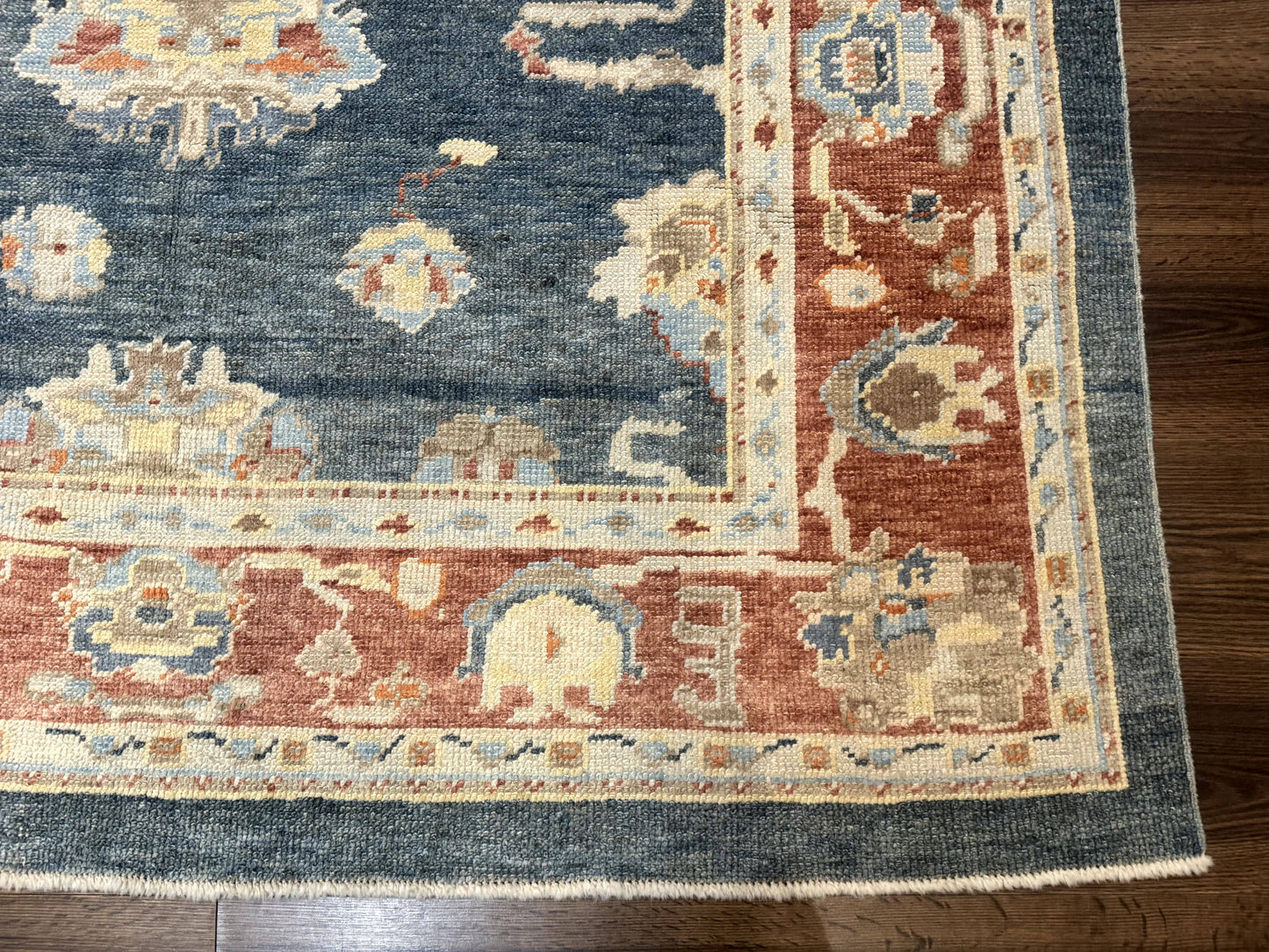 USED Turkish Oushak Rug 6x9, Sultanabad Carpet, Medium Size Oriental Rug