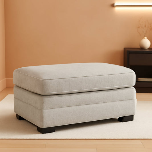 NEW Eastonbridge Upholstered Rectangular Ottoman Light Gray