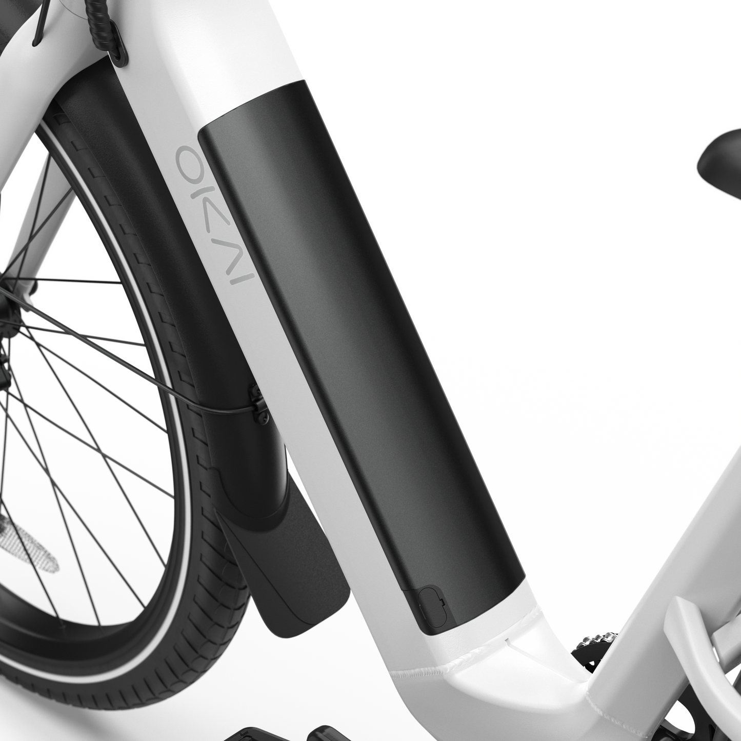 NEW Electric Bike w/ 40 Miles Max Operating Range and 25 mph Max Speed - White