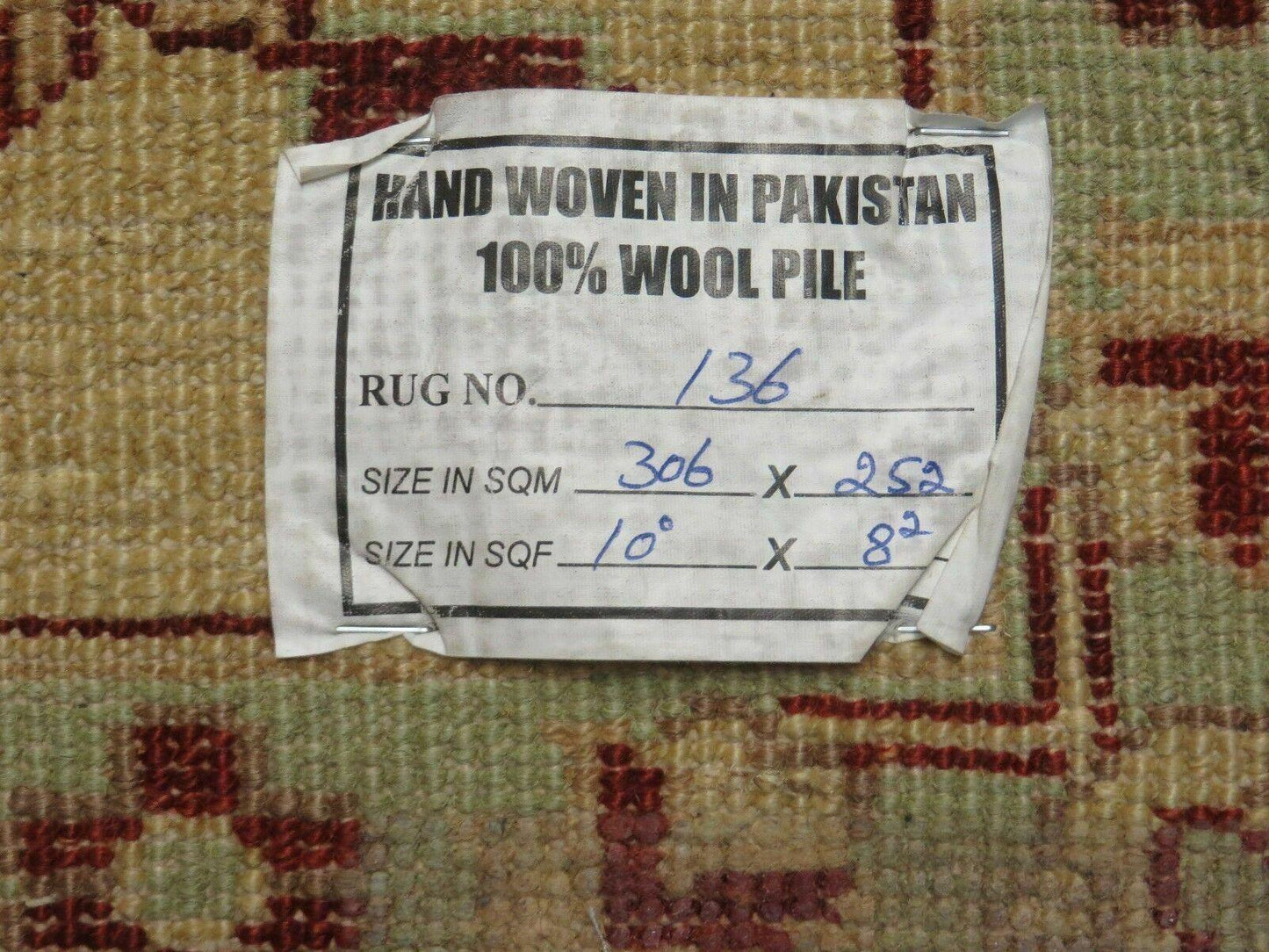 USED 8' X 10' Vintage Fine Handmade Peshawar Agra Chobi Rug