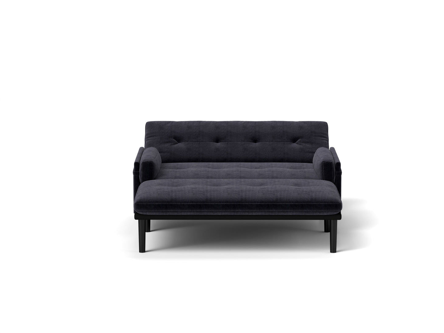 NEW Grey Velvet Loveseat Sofa Bed Lounge Couch