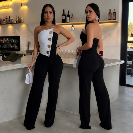 NEW Women's Button Jumpsuit Commute Style