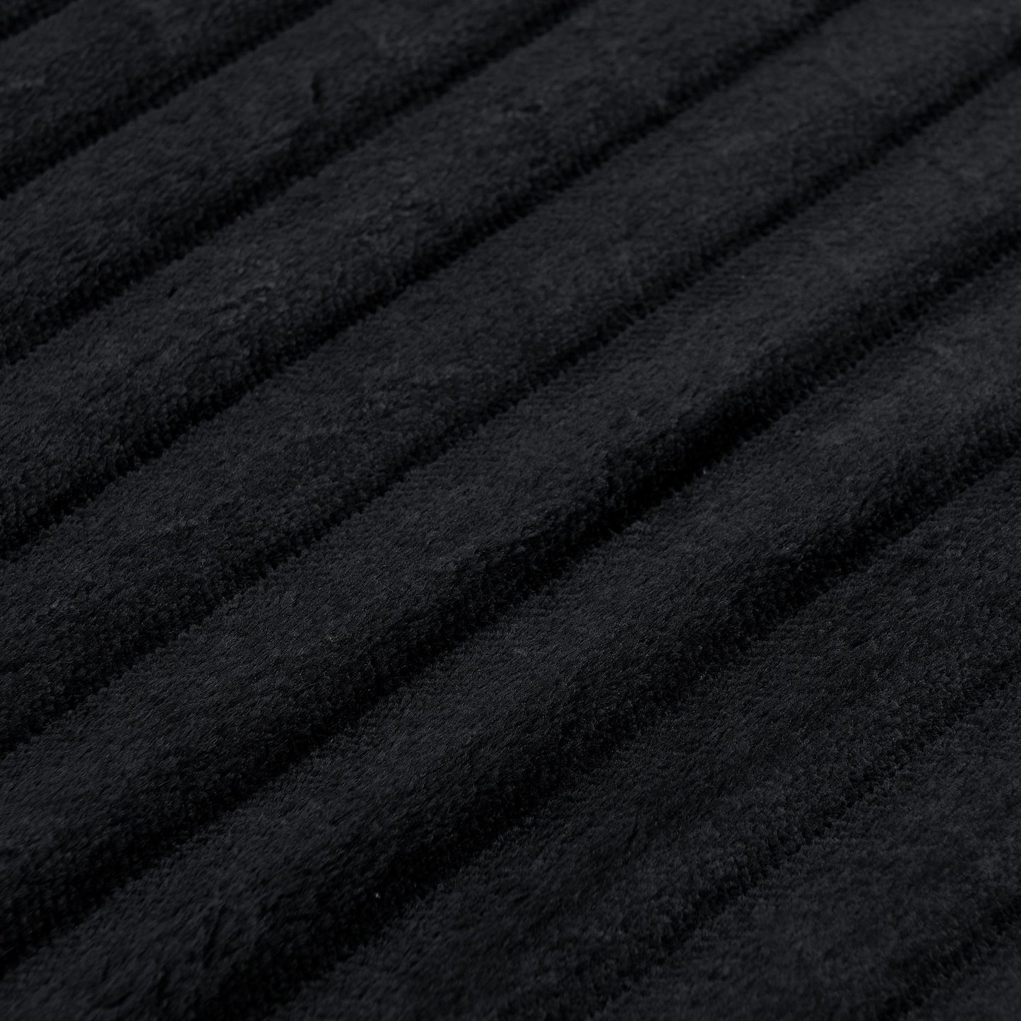 NEW Modern Minimalist L-Shape Modular Sectional Sofa Bed with Corduroy Fabric in Black