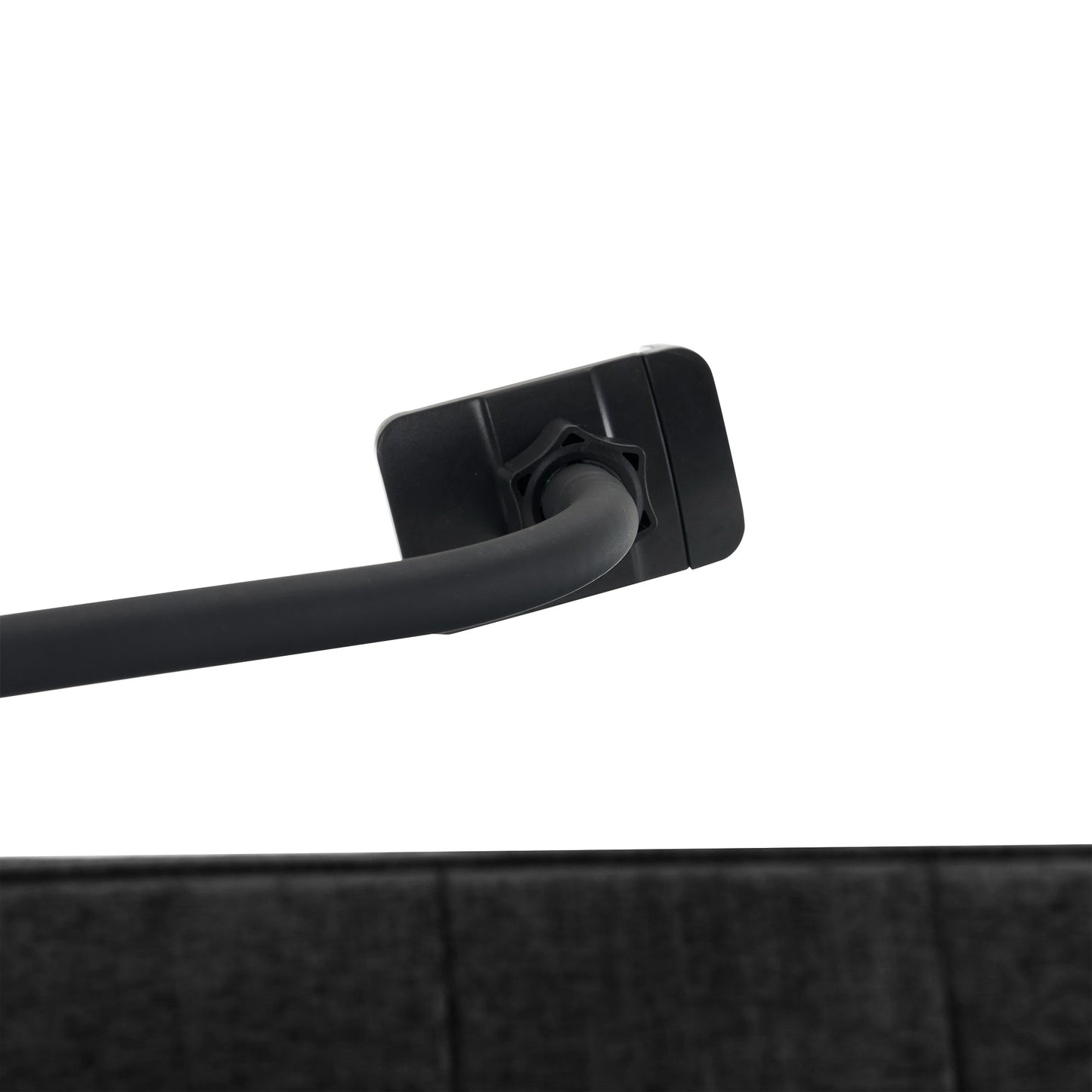 NEW Contemporary 56.9' Loveseat Sofa Bed Sleeper with Reversible Backrest, Side Pockets, USB Ports, Phone Holder, Black Chenille