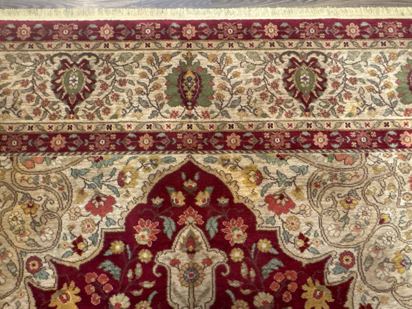 USED Karastan Rug 8.8 x 12, Antique Legends Royal Tabriz, Wool Pile, Vintage, Rare Design