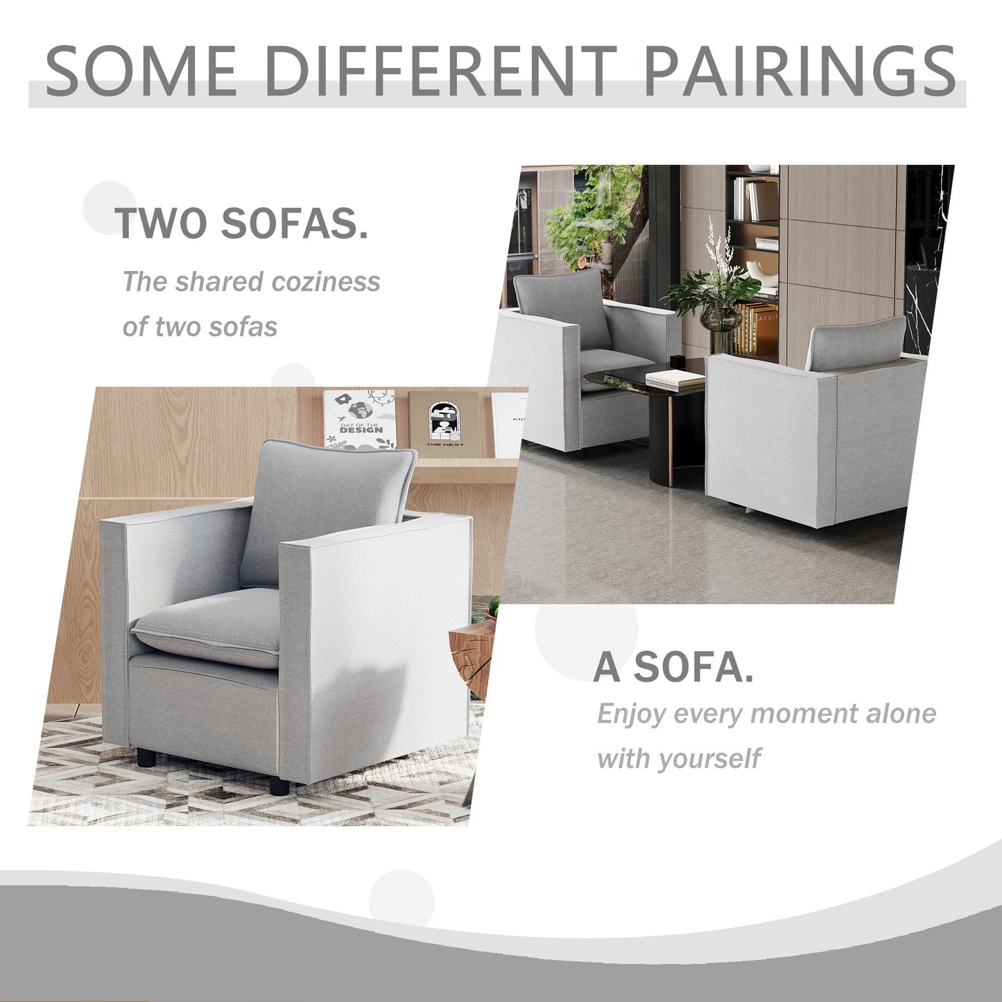 NEW Decorative Breathable Seat Cushion Comfortable Gray Single Cushion Armchair Sofa Chair