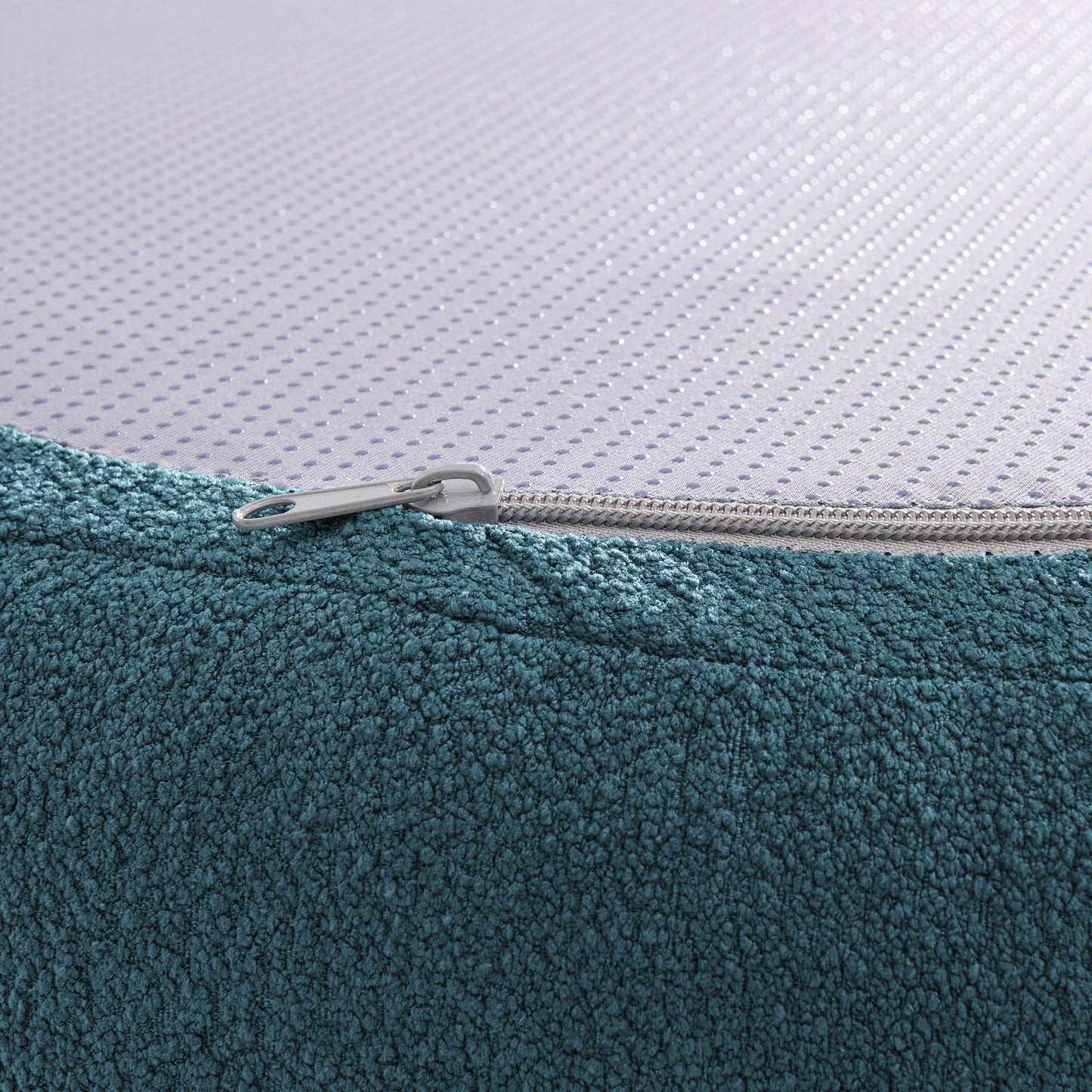 NEW Modern Minimalist Style Blue Lamb's Wool Fabric Modern Minimalist  Curved Modular Sectional Sofa