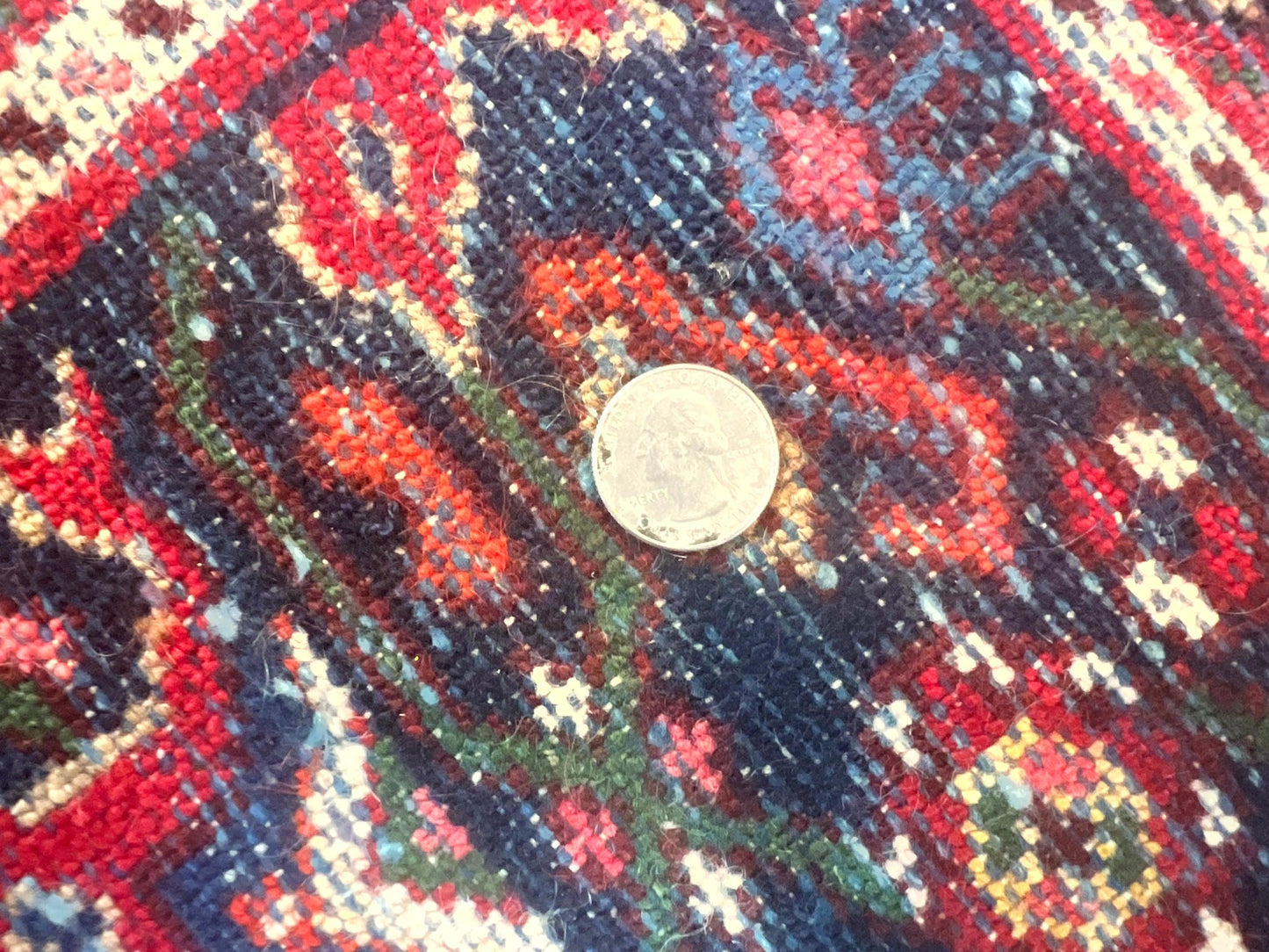 USED Large Persian Tribal Rug 11x17, Palace Sized Wool Handmade Vintage Carpet, Oversized Hand Knotted Rug, Red, Hamadan Dargazin Rug