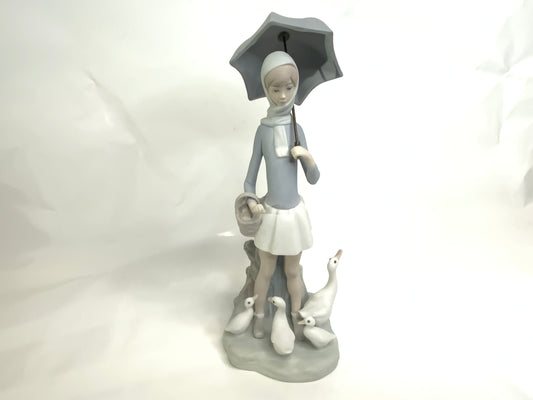 Used Lladro Girl with umbrella 4510