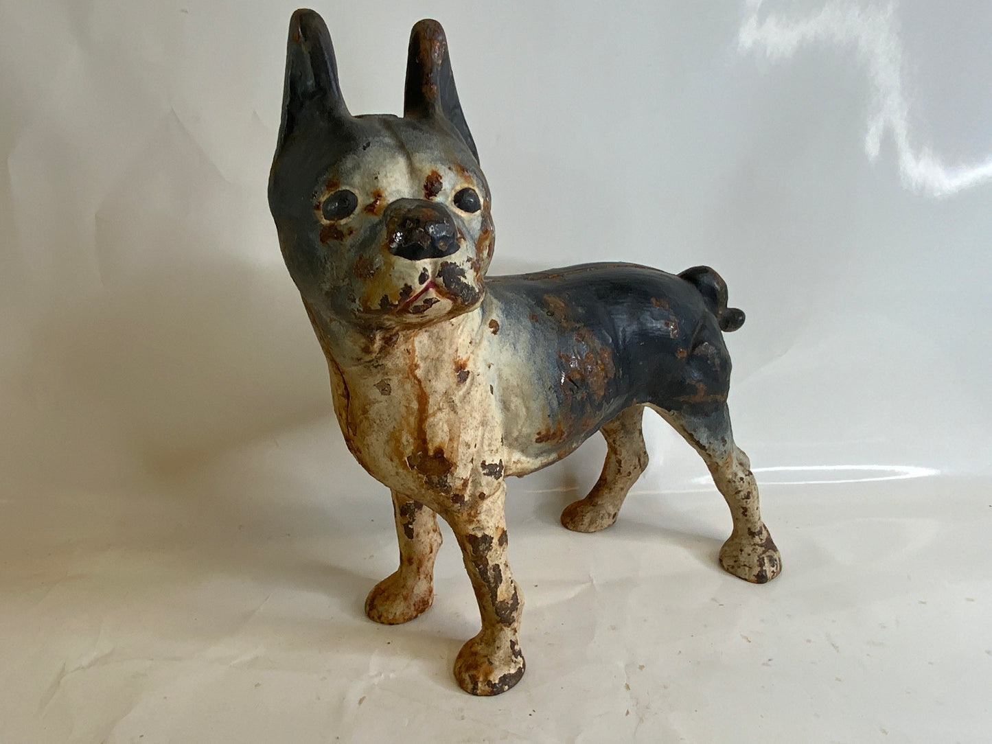 Vintage Hubley Cast Iron BULLDOG Door Stop