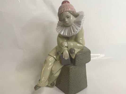 Used VINTAGE RETIRED LLADRO #5203 Little Jester Figurine