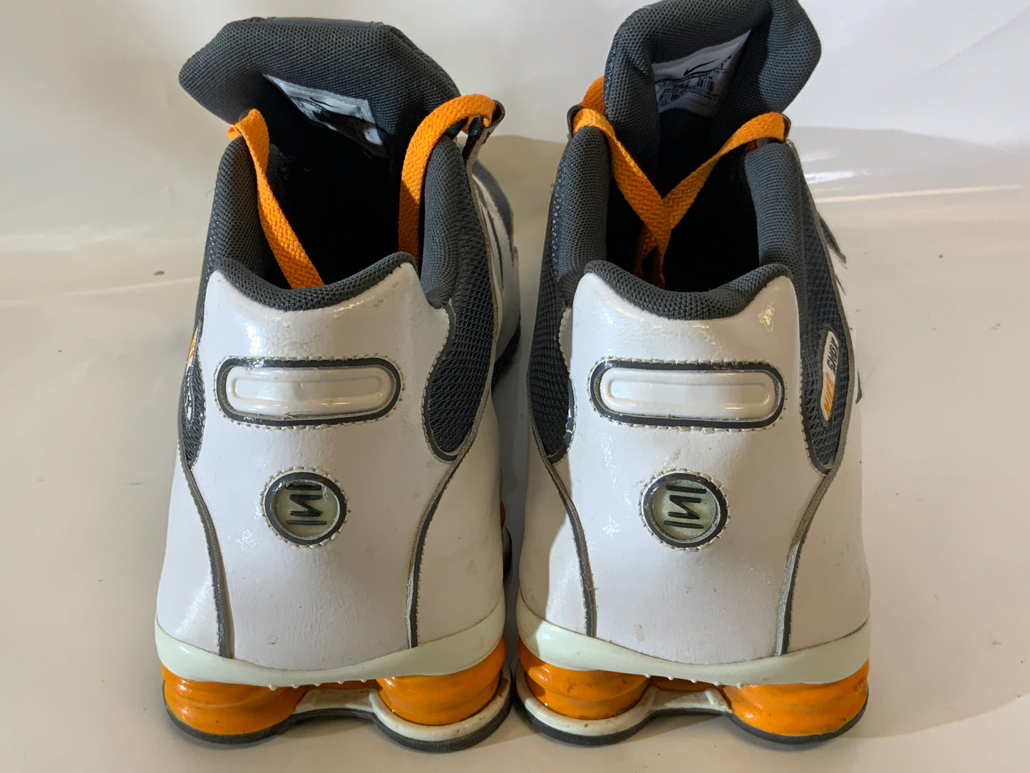 USED Nike Shox Premium Vietna Men’s 13 Black Orange Shoe Athletic Sneakers