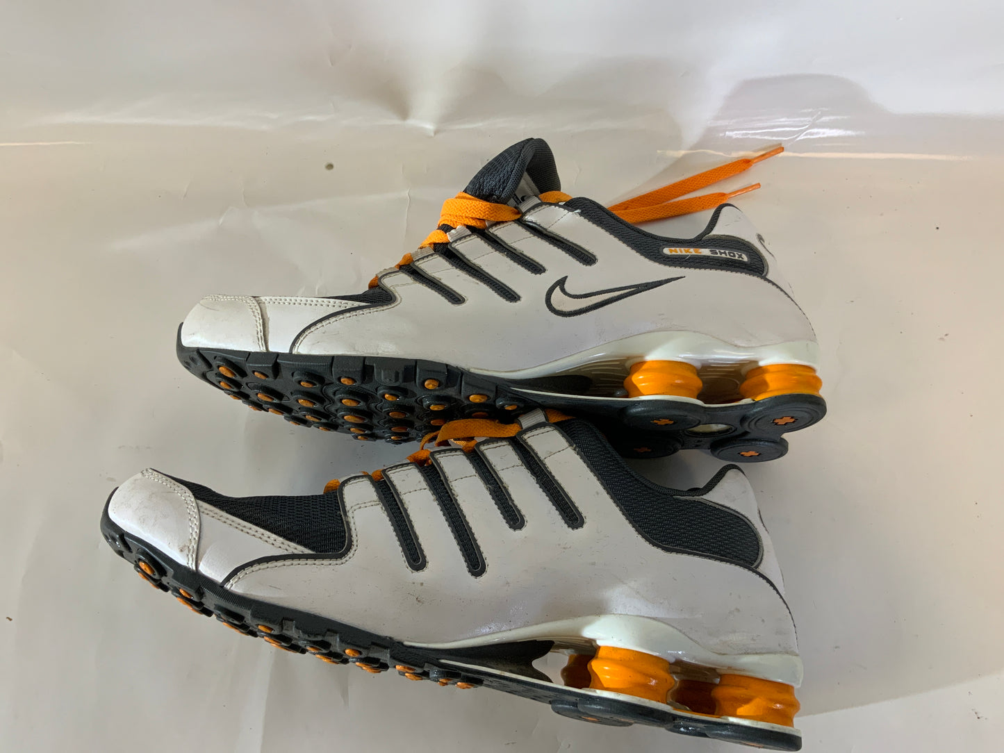 USED Nike Shox Premium Vietna Men’s 13 Black Orange Shoe Athletic Sneakers