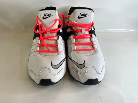 USED Nike Shox Metallic Silver Black Men’s 13 Shoe Athletic Sneakers