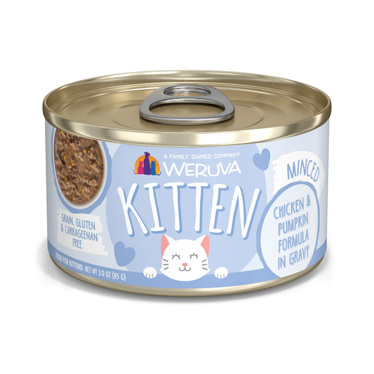 NEW Weruva Kitten Chicken and Pumpkin in Gravy Wet Cat Food (3oz)