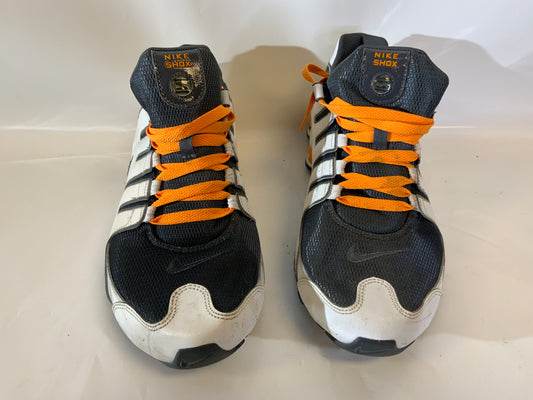 USED Nike Shox Premium Vietna Men’s 13 Black Orange Shoe Athletic Sneakers