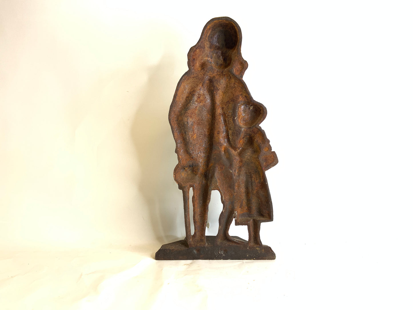 Victorian Cast Iron Doorstop Benjamin Franklin