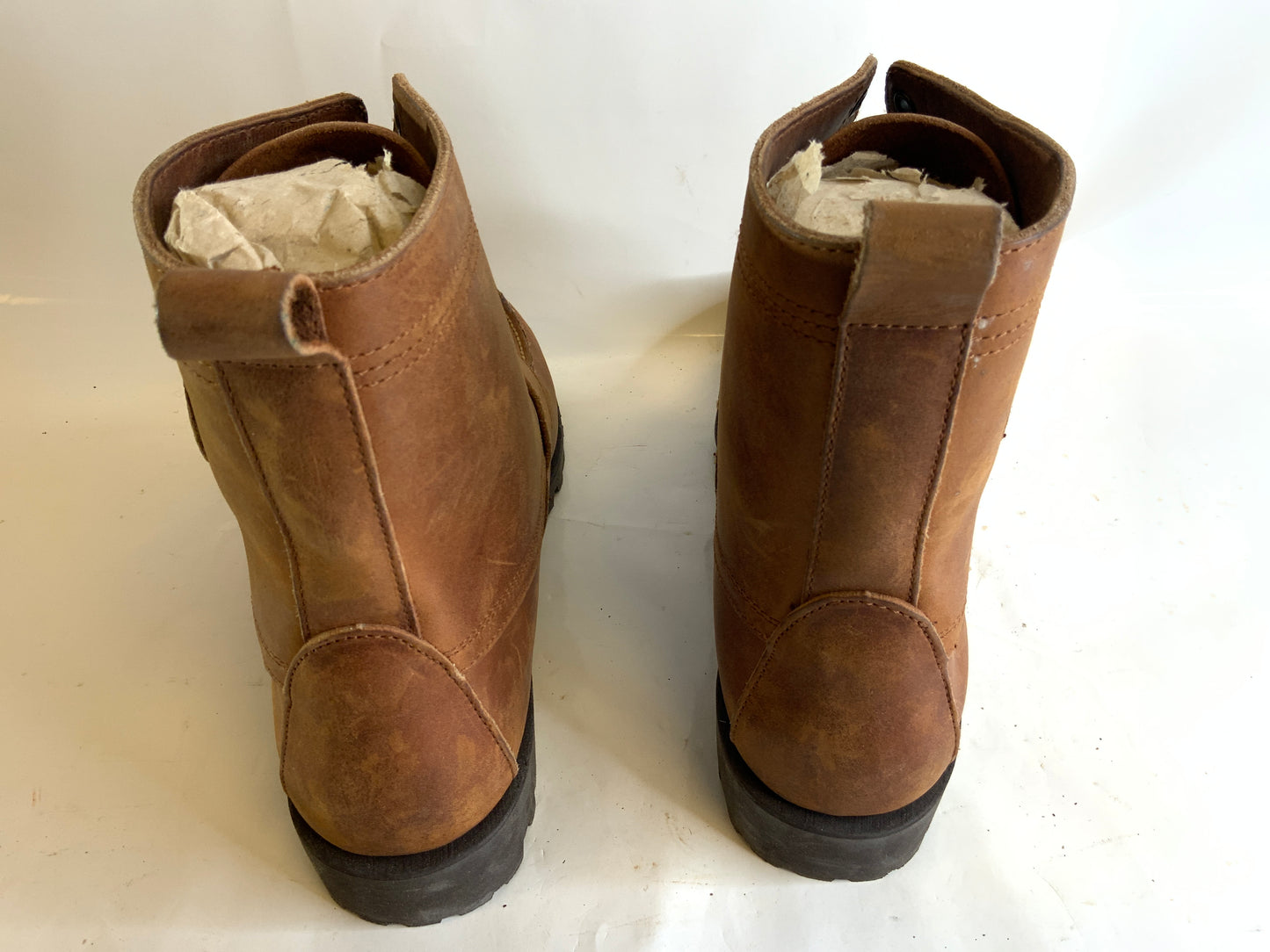 USED Ralph Lauren Polo Country Men’s Brown Ranger Shoe Boots