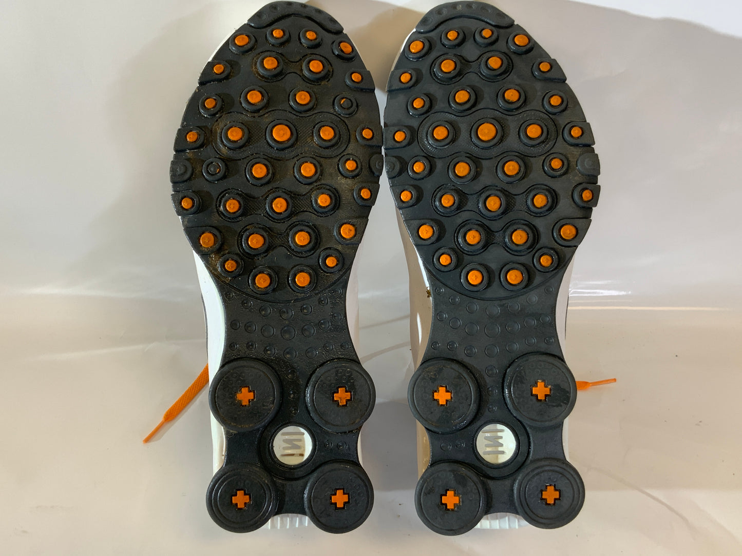USED Nike Shox Premium Vietna Men’s 13 Black Orange Shoe Athletic Sneakers