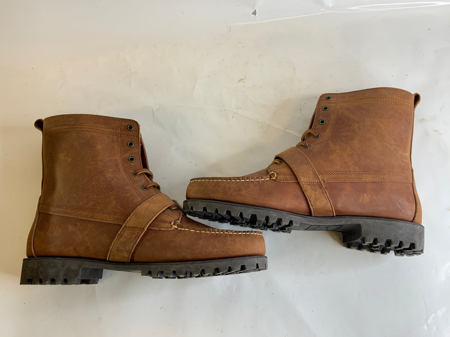 USED Ralph Lauren Polo Country Men’s Brown Ranger Shoe Boots