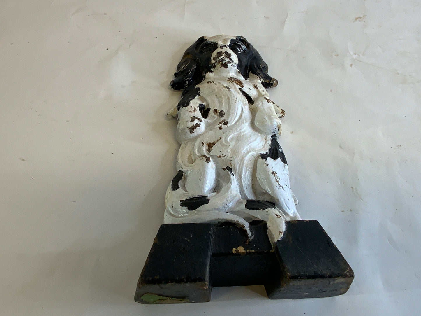 Antique USA C.J.O Judd Pekingese Chinese Dog Art Statue Door Stop