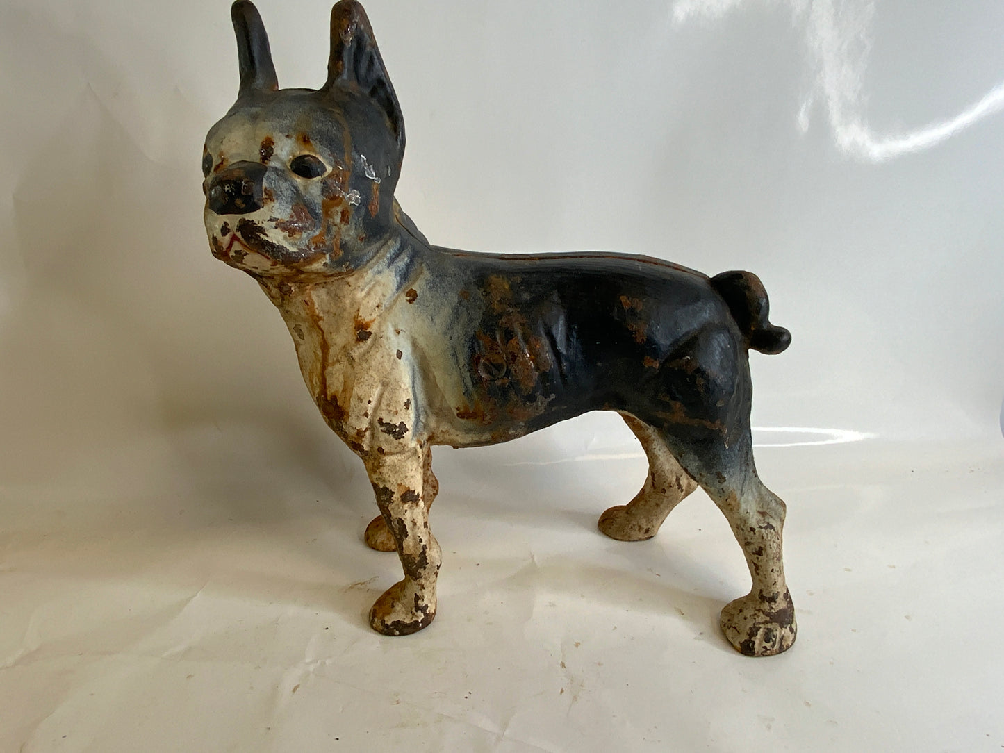 Vintage Hubley Cast Iron BULLDOG Door Stop