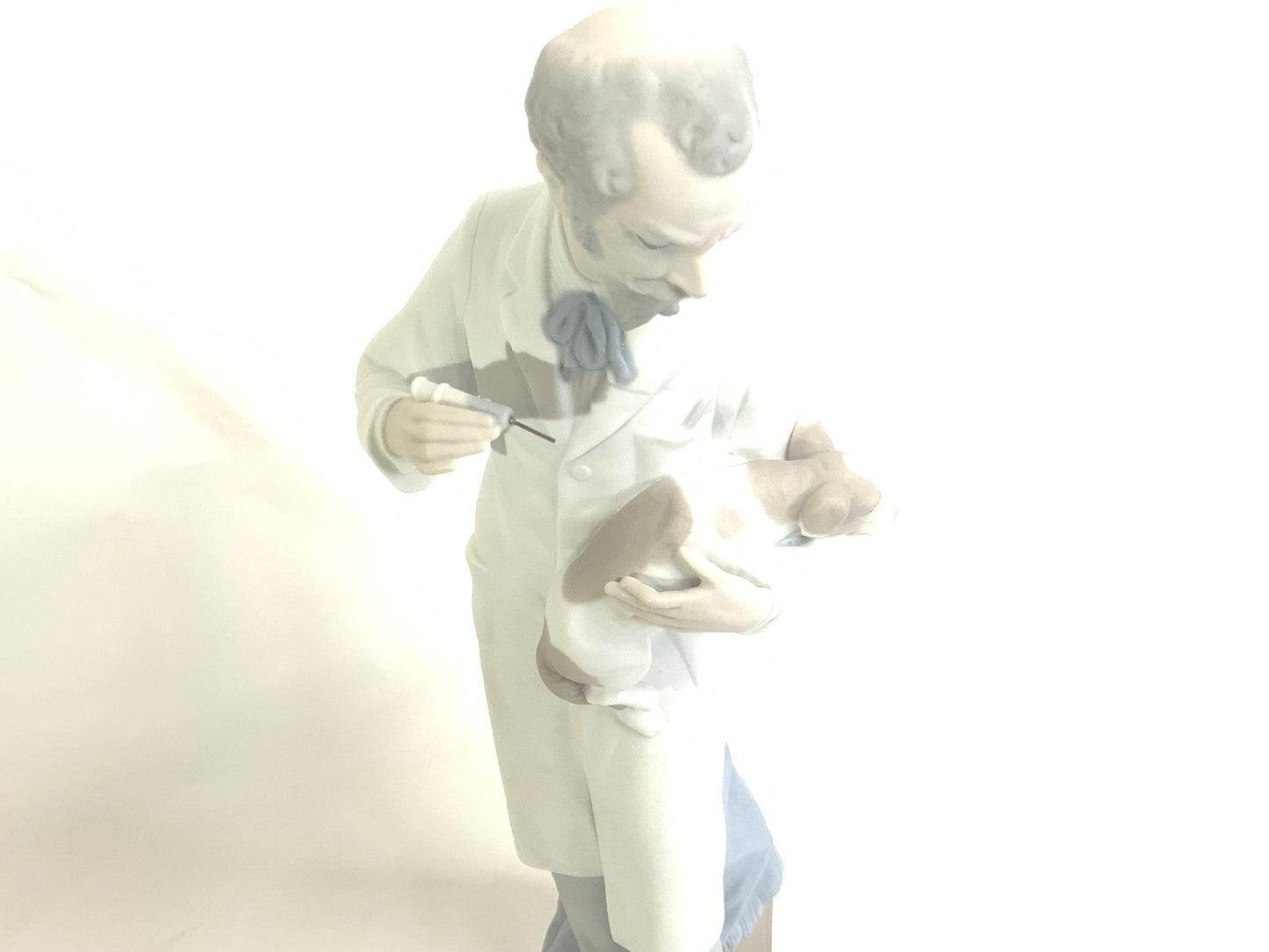 USED Lladro Figurine Ornament Animals Vet And Dog Veterinarian