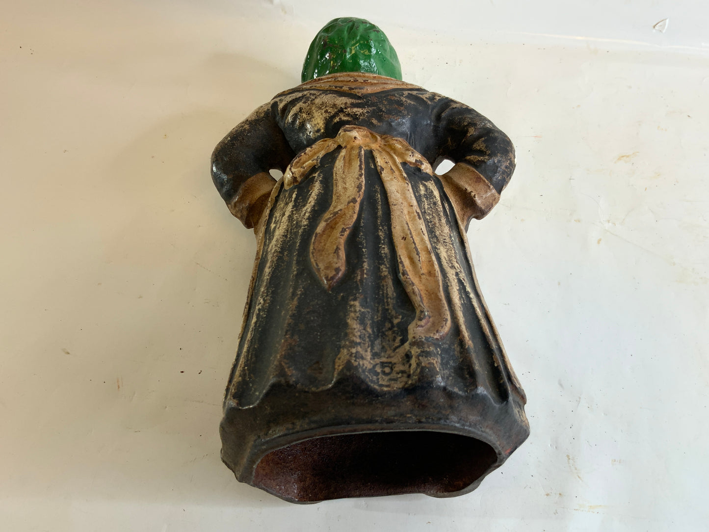 ANTIQUE CAST IRON BLACK AMERICANA AUNT JEMIMA MAMMY HUBLEY DOORSTOP