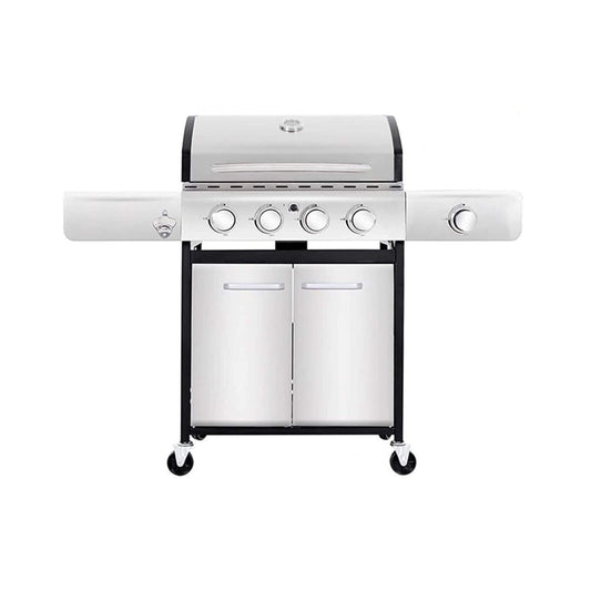 NEW Large Outdoor 42K BTU BBQ Stainless Steel Propane Gas Grill With 4 Burners (SAK61283)