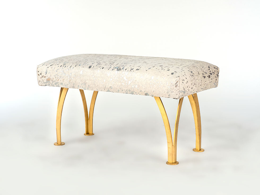 NEW 32″ Split Leg Bench (Hair on Hide)