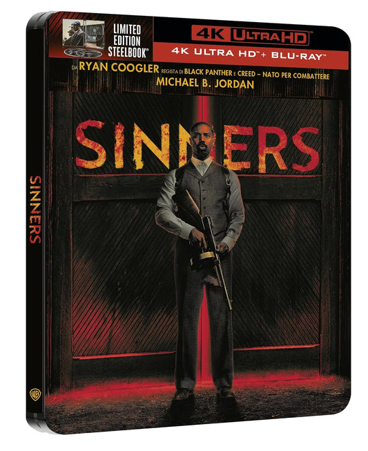 NEW Sinners - Limited Edition Steelbook [4K Ultra HD + Blu-ray] (Italian Import) - Used