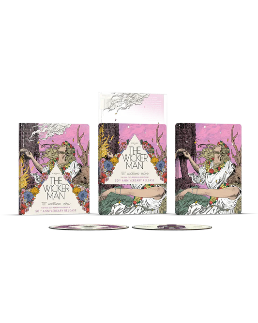 NEW The Wicker Man - 50th Anniversary Limited Edition Steelbook (4K UHD + Blu-ray + Digital) - Used