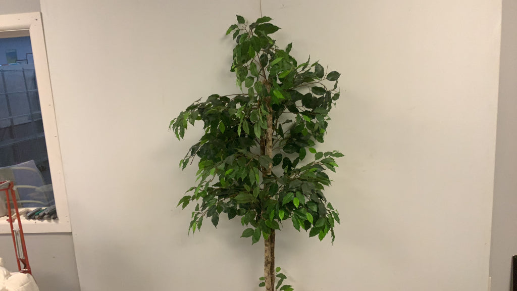 USED Tall Artificial Plant Green Tree